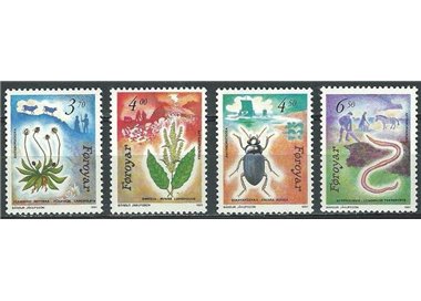 FAEROER 1991 Flora e fauna 4v MNH**