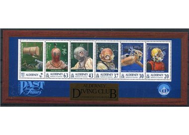ALDERNEY 1998 Hobbies, Underwater Exploration 1 s/s MNH**