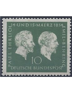 GERMANIA BRD 1954 Ehrlich e Behring 1v MNH**