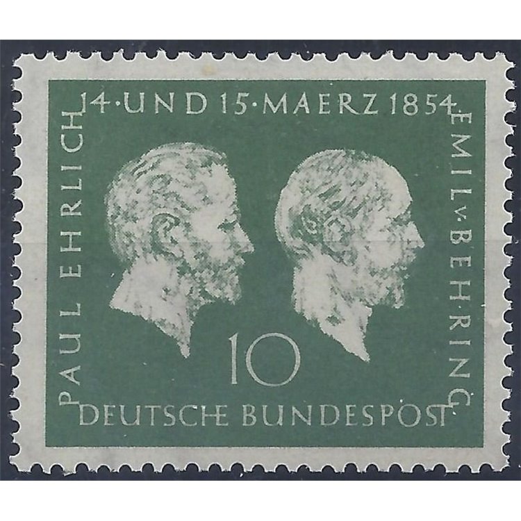 GERMANY FRG 1954 Ehrlich and Behring 1v MNH**
