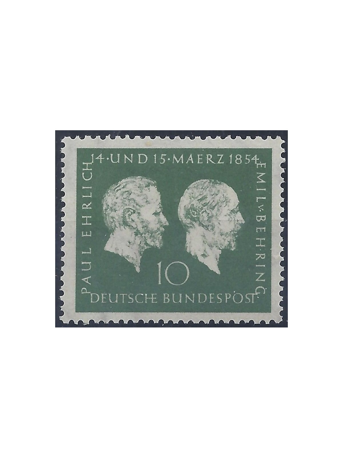 GERMANY FRG 1954 Ehrlich and Behring 1v MNH**