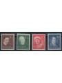 GERMANY FRG 1951 Charity, famous people 4v MNH**