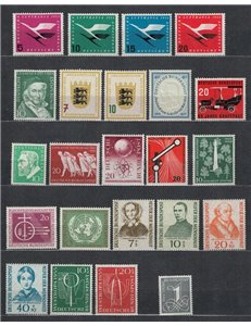 GERMANIA BRD 1955 Annata completa 23v MNH**