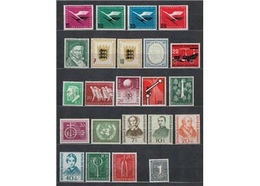 GERMANY FRG 1955 Complete year 23v MNH**