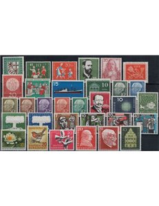 GERMANY FRG 1957 Complete year 32v MNH**