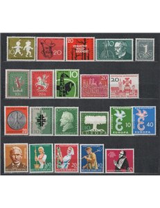 GERMANY FRG 1958 Complete year 21v MNH**