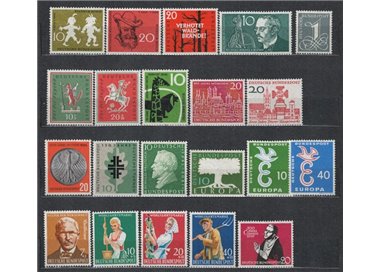 GERMANY FRG 1958 Complete year 21v MNH**