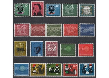 GERMANY FRG 1960 Complete year 20v MNH**