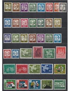 GERMANIA BRD 1961 Annata completa 38v MNH**