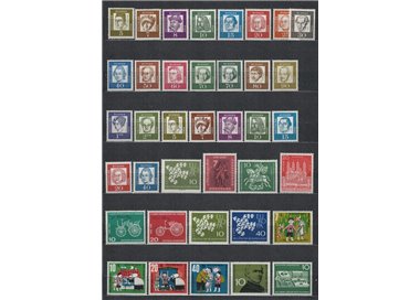 GERMANIA BRD 1961 Annata completa 38v MNH**