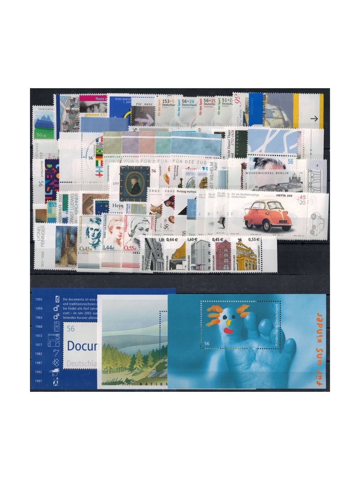 GERMANY FRG 2002 Complete year 64v + 2 s/s MNH**