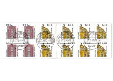 GERMANY FRG 2002 Curiosities, ordinary series 1 booklet used apg