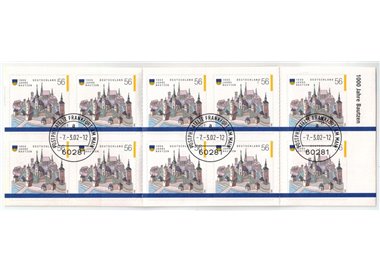 GERMANY FRG 2002 Millennium of the city of Bautzen 1 booklet used apg