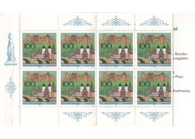 GERMANIA BRD 1996 Città di Heidelberg LB MNH**