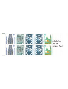 GERMANY BRD 1996 Famous monuments, ordinary series 1 booklet MNH**