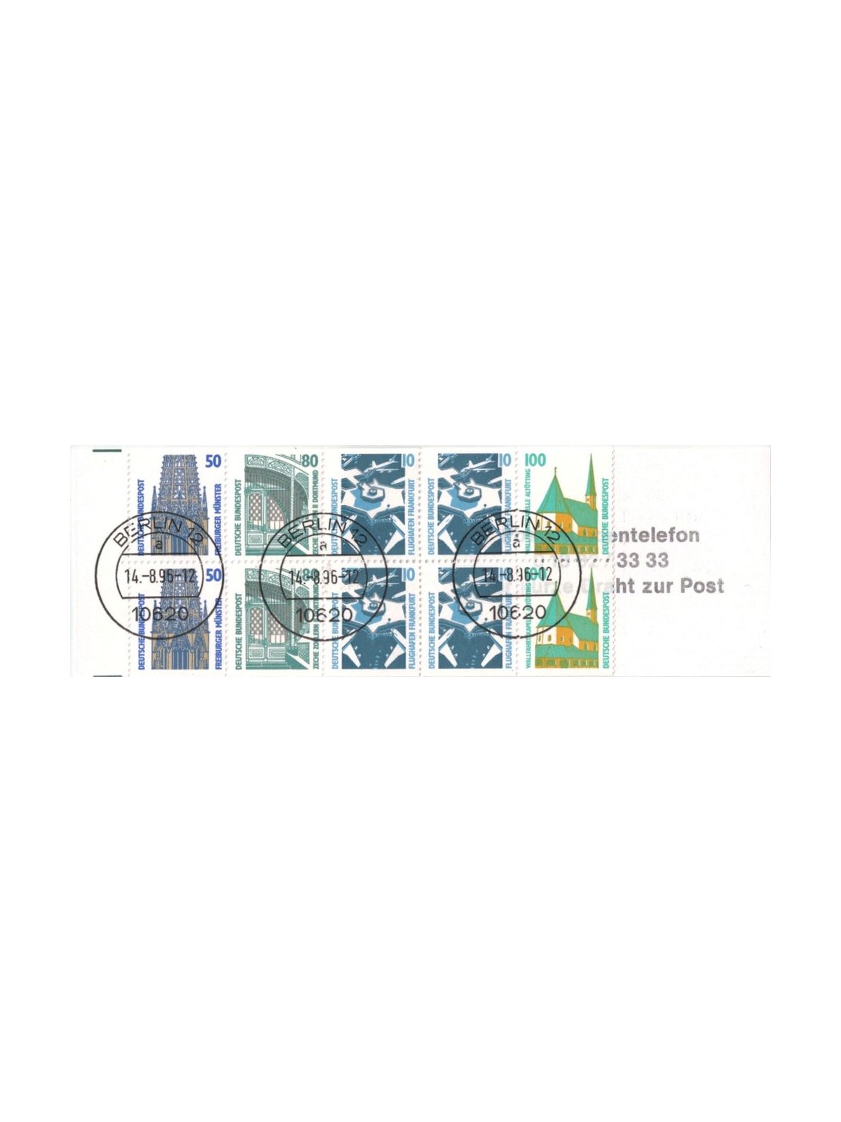 GERMANIA BRD 1996 Serie ordinaria (MH 34) LB us apg