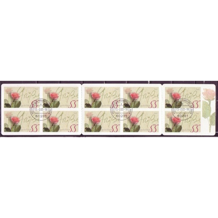 GERMANY BRD 2003 The Post Office, Roses 1 booklet us apg