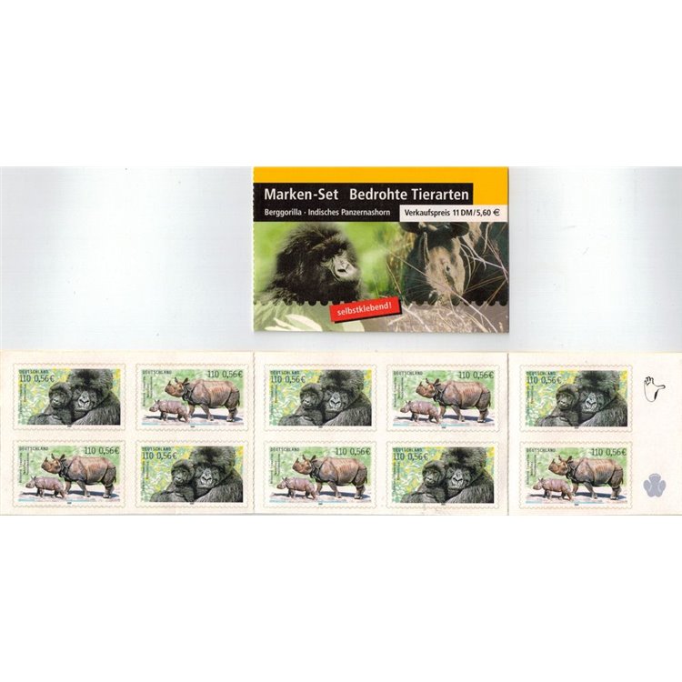 GERMANIA BRD 2001 Animali in via di estinzione 1 LB MNH**