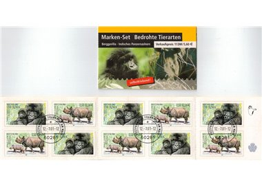 GERMANY BRD 2001 Endangered Animals 1 booklet us apg