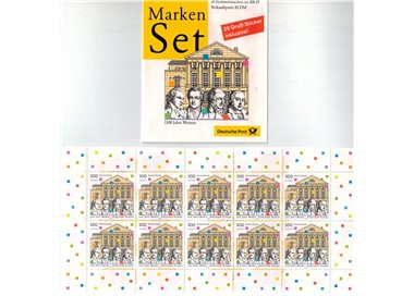 GERMANY BRD 1999 City of Weimar booklet MNH**