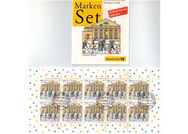 GERMANY BRD 1999 City of Weimar booklet used apg