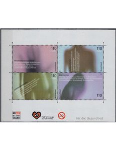 GERMANIA BRD 2001 A profitto della salute 1 BF MNH**