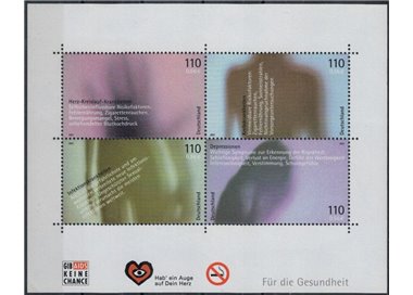 GERMANIA BRD 2001 A profitto della salute 1 BF MNH**