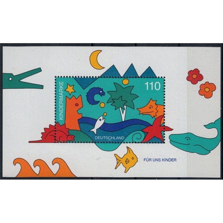 GERMANIA BRD 1998 Per noi bambini BF MNH**