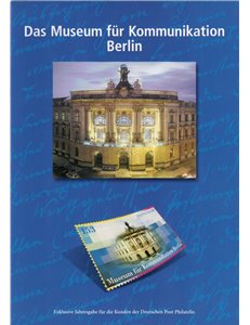 GERMANIA BRD 2002 Museo per la comunicazione, scheda commemorativa Mi N° 2276