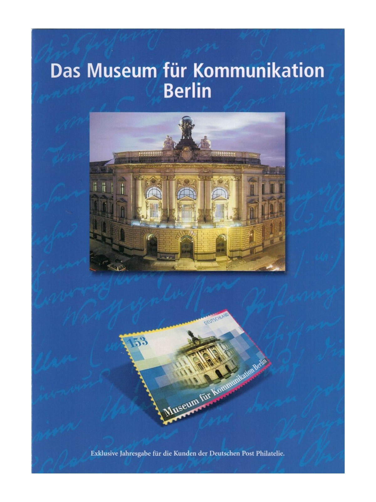 GERMANY BRD 2002 Museum of Communication, commemorative card Mi No. 2276