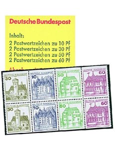 GERMANY BRD 1980 Castles and residences 1 booklet MNH** 23 A