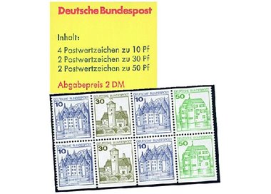GERMANY FRG 1980 Castles and residences 1 booklet MNH** 22 Q
