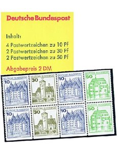 GERMANIA BRD 1980 Castelli e residenze 1 LB MNH** 22 K