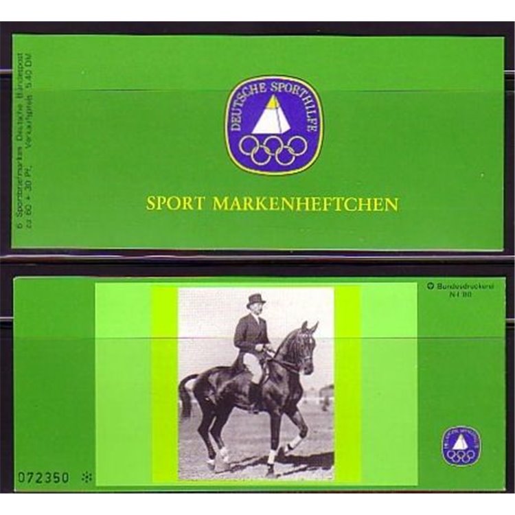 GERMANIA BRD 1980 Aiuto allo Sport 1 LB MNH**