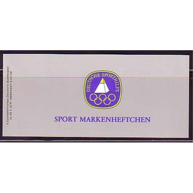 GERMANY BRD 1982 Support for sport 1 booklet MNH**