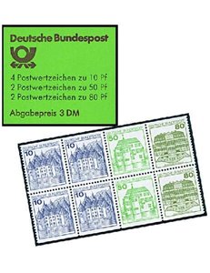 GERMANY BRD 1982 Castles and residences 1 booklet MNH** 24 A