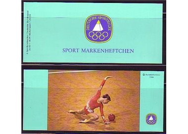 GERMANY BRD 1984 Support for sport 1 booklet MNH**