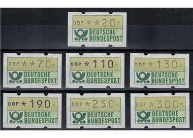 GERMANY FRG 1982 Complete Series Automatic 7v MNH**