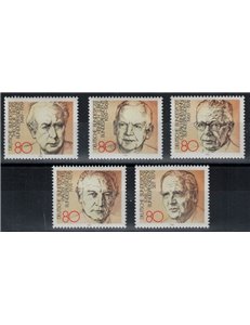 GERMANIA BRD 1982 Presidenti federali 5v MNH**