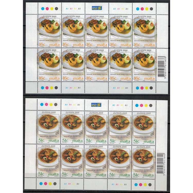 MALTA 2005 Europa 2 MF MNH**