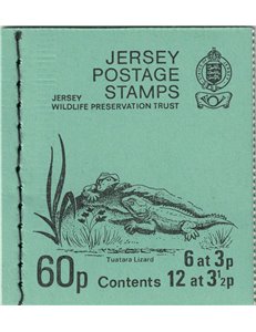 JERSEY 1974 Wildlife Preservation Trust 1 booklet MNH**