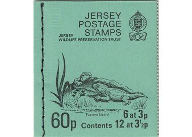 JERSEY 1974 Wildlife Preservation Trust 1 booklet MNH**