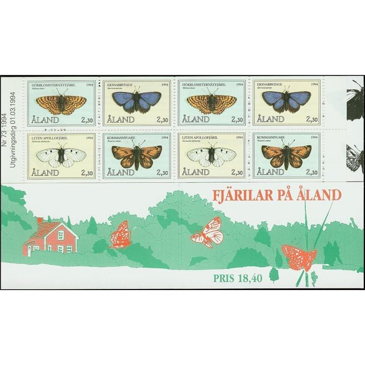 ALAND 1994 Fauna, farfalle 1 LB MNH**
