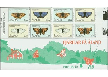ALAND 1994 Fauna, butterflies 1 booklet MNH**