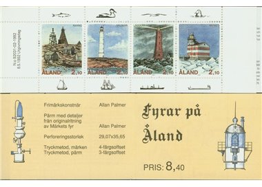 ALAND 1992 Fari di Aland 1 LB MNH**