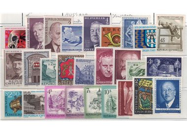 AUSTRIA 1973 Complete vintage 27v MNH**