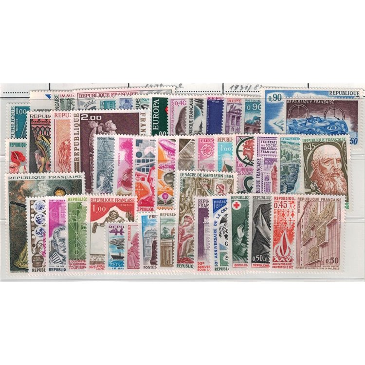 FRANCIA 1973 Annata Completa 46v MNH**