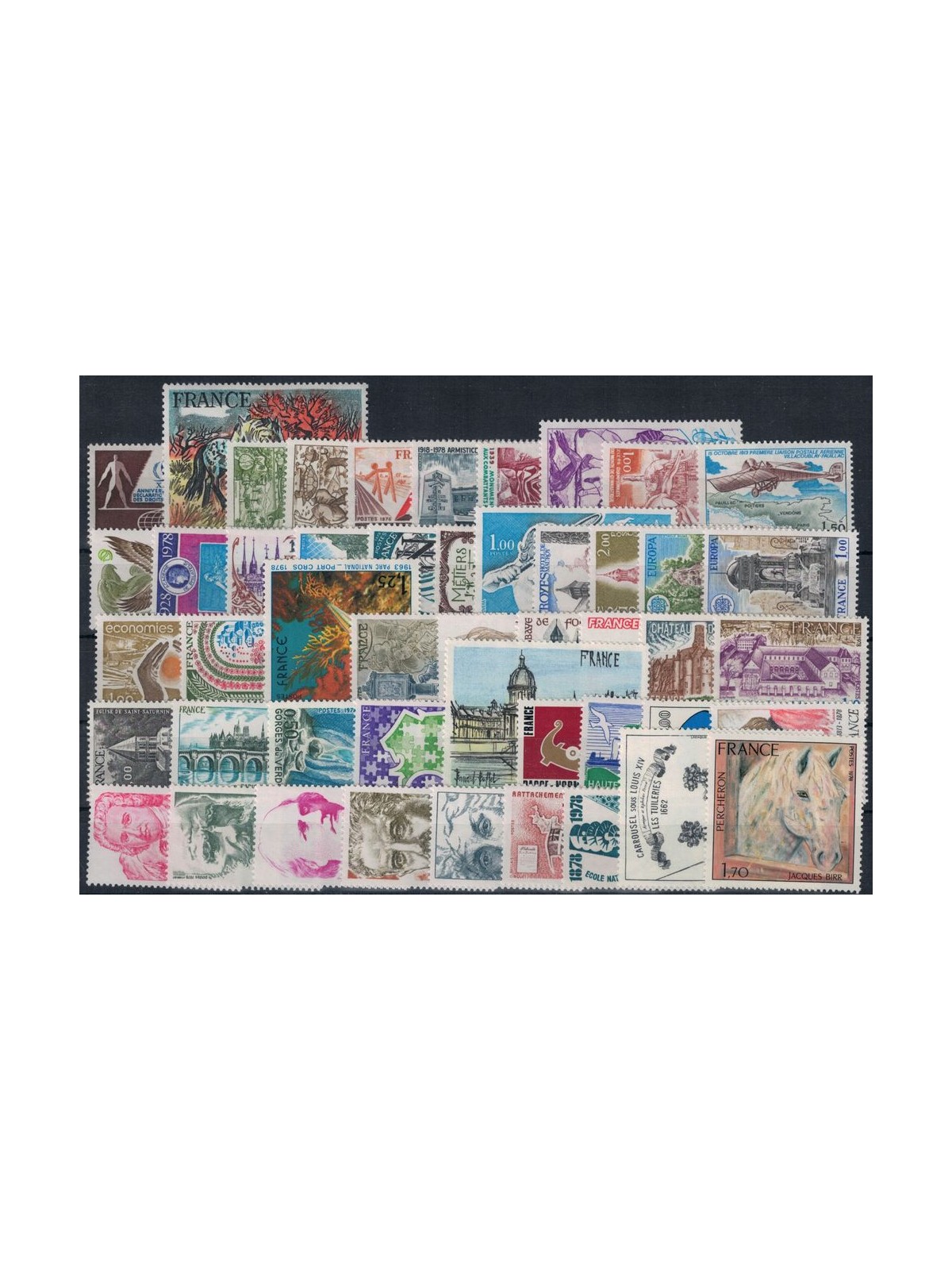 FRANCE 1978 Complete vintage 48v MNH**