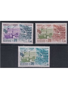 FRANCE 1981 Service (Council of Europe) 3v MNH**