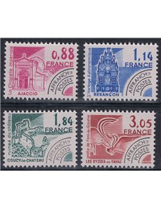 FRANCE 1981 Pre-cancelled (Historical monuments) 4v MNH**